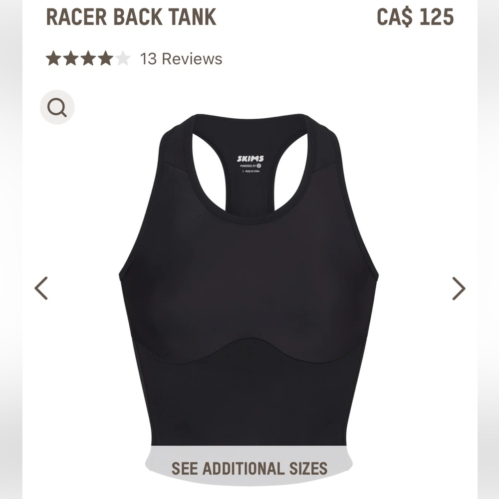 Skims Racer Back Tank
